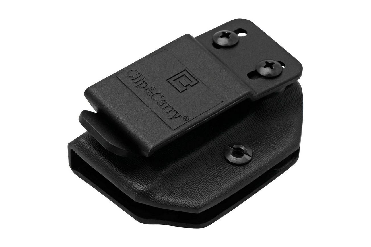 Clip And Carry Kydex Sheath Victorinox Spirit, Black VSPIRIT-BLK riemholster