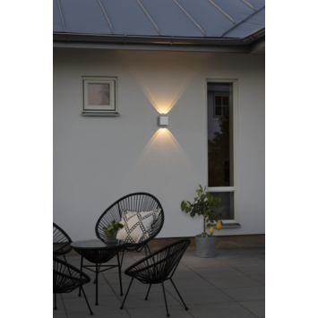 Konstsmide buitenlamp Chieri 4x1w Mat wit