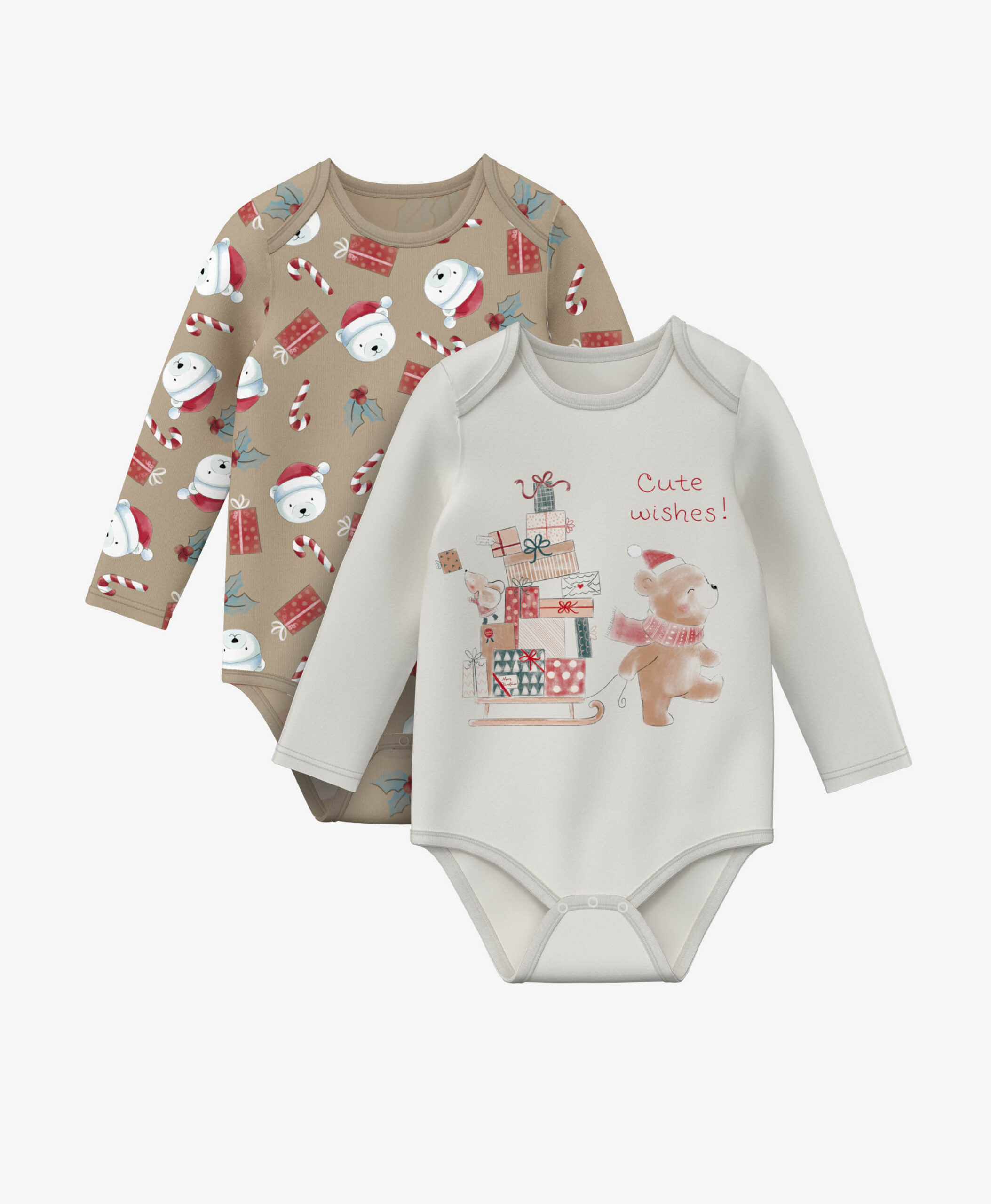 Bodys, 2er-Pack, 100% Baumwolle