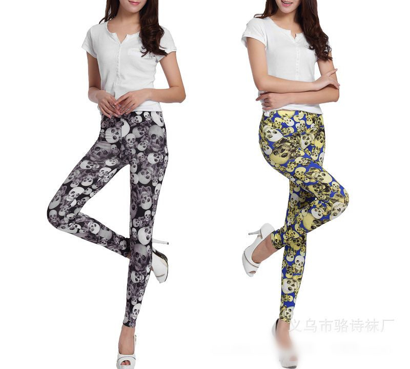 Loville - Legging met schedelprint