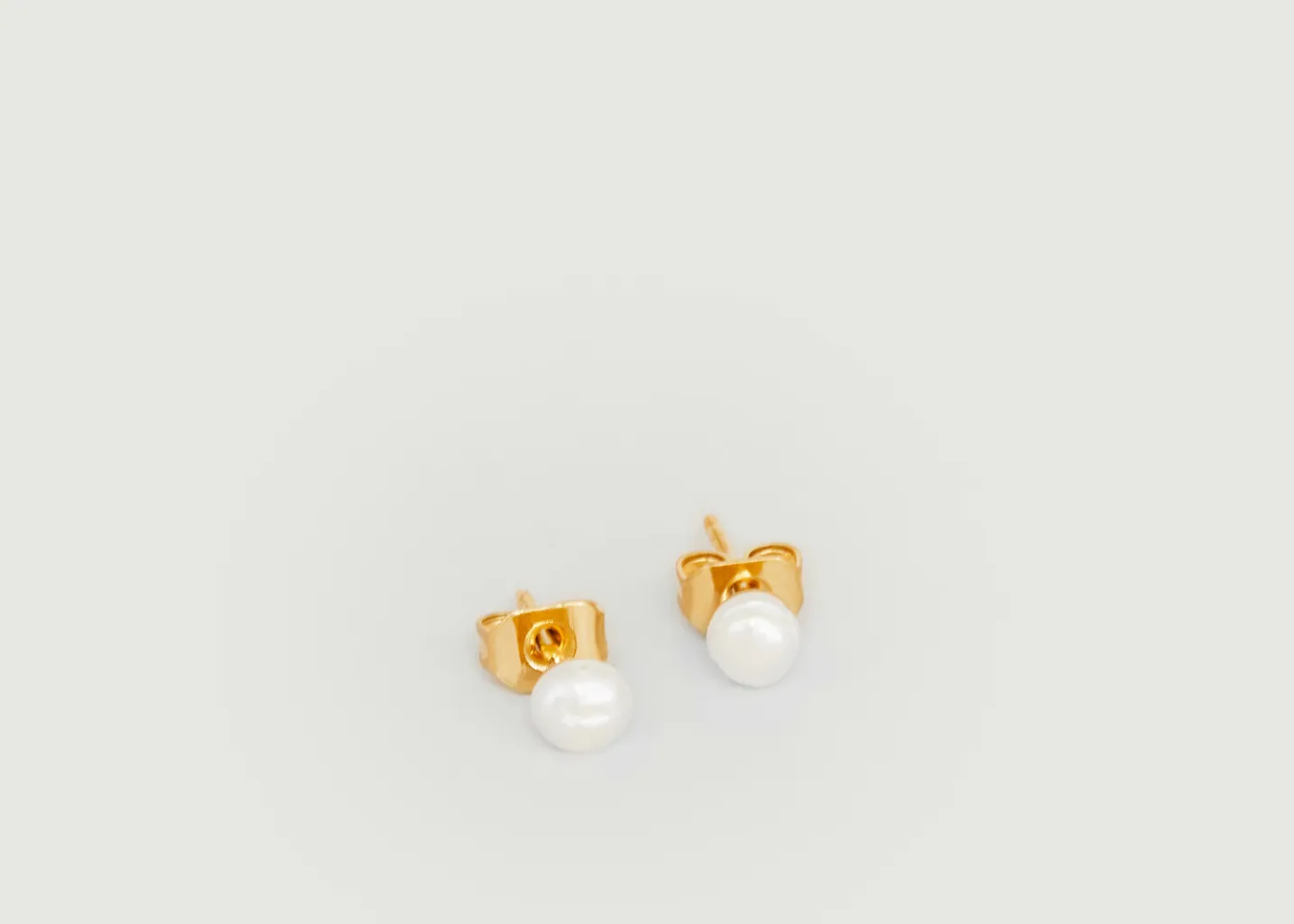 Boucles d'oreilles Clous Ettore en laiton doré à l'or fin 24 carats Judith Benita