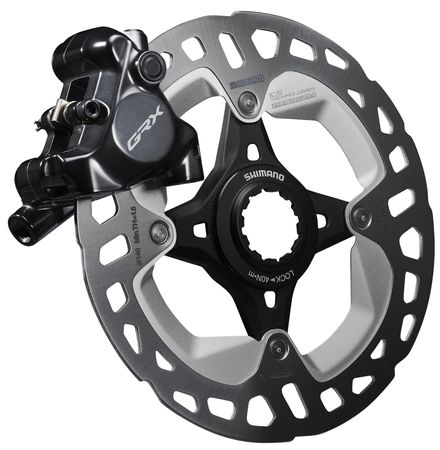 GRX RX-820 Bremssattel Flatmount  schwarz  vorne