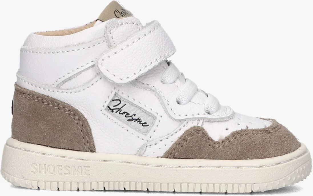 SHOESME witte shoesme hoge sneaker bn24s008