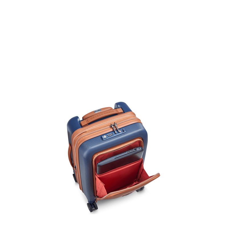 Valise rigide Châtelet air 2.0 Extensible 55 cm Bleu Marine