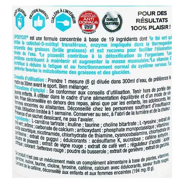 Eric Favre Lipoxycut Ultra Queimador de Gordura Frutas Vermelhas 120g
