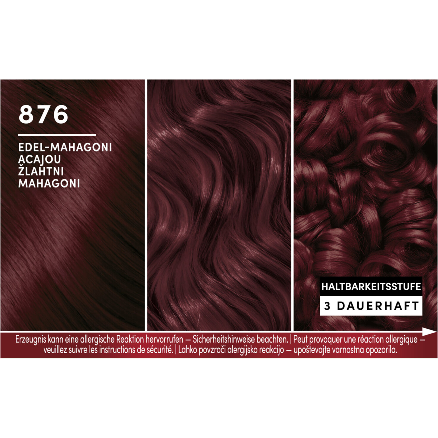 Schwarzkopf Brillance Intensiv-Color-Creme 876 Edel-Mahagoni