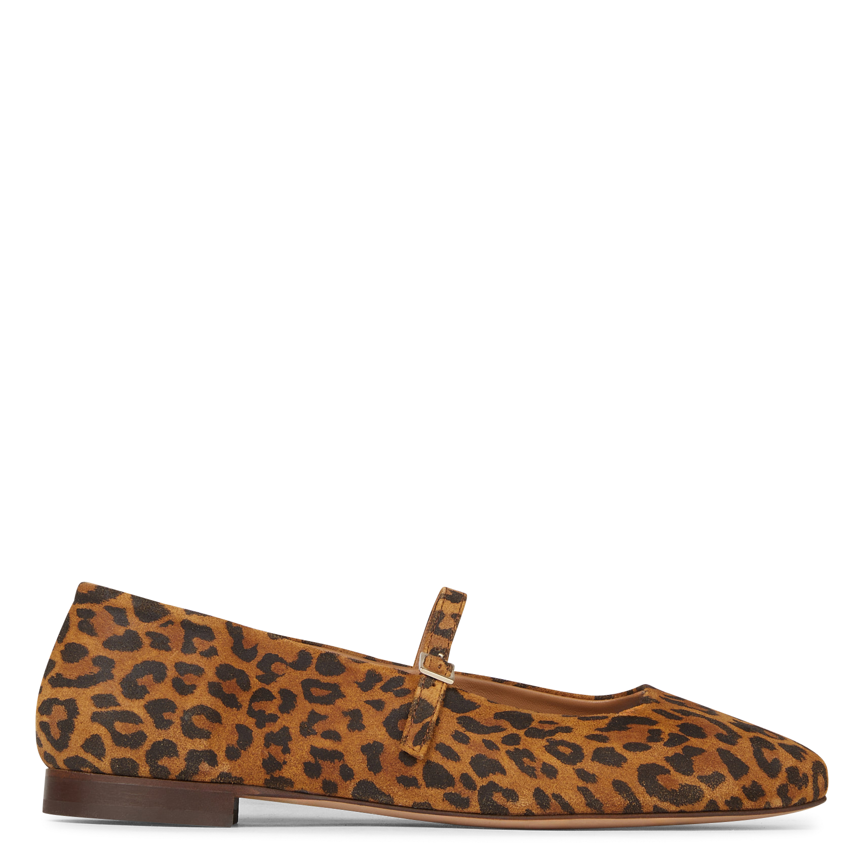 MIKIE - Ballerines léopard en cuir suédé| Multicolore