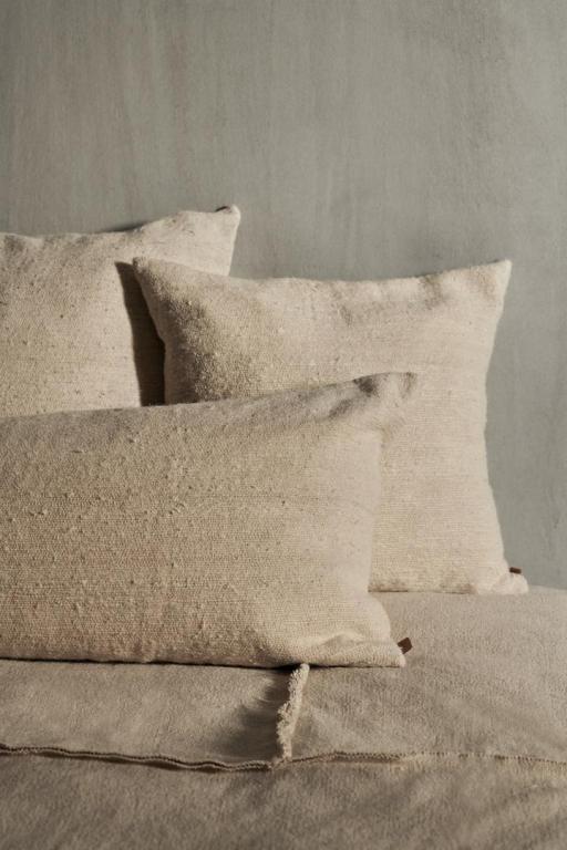 Ferm Living Nettle kussen large 60x80 natural