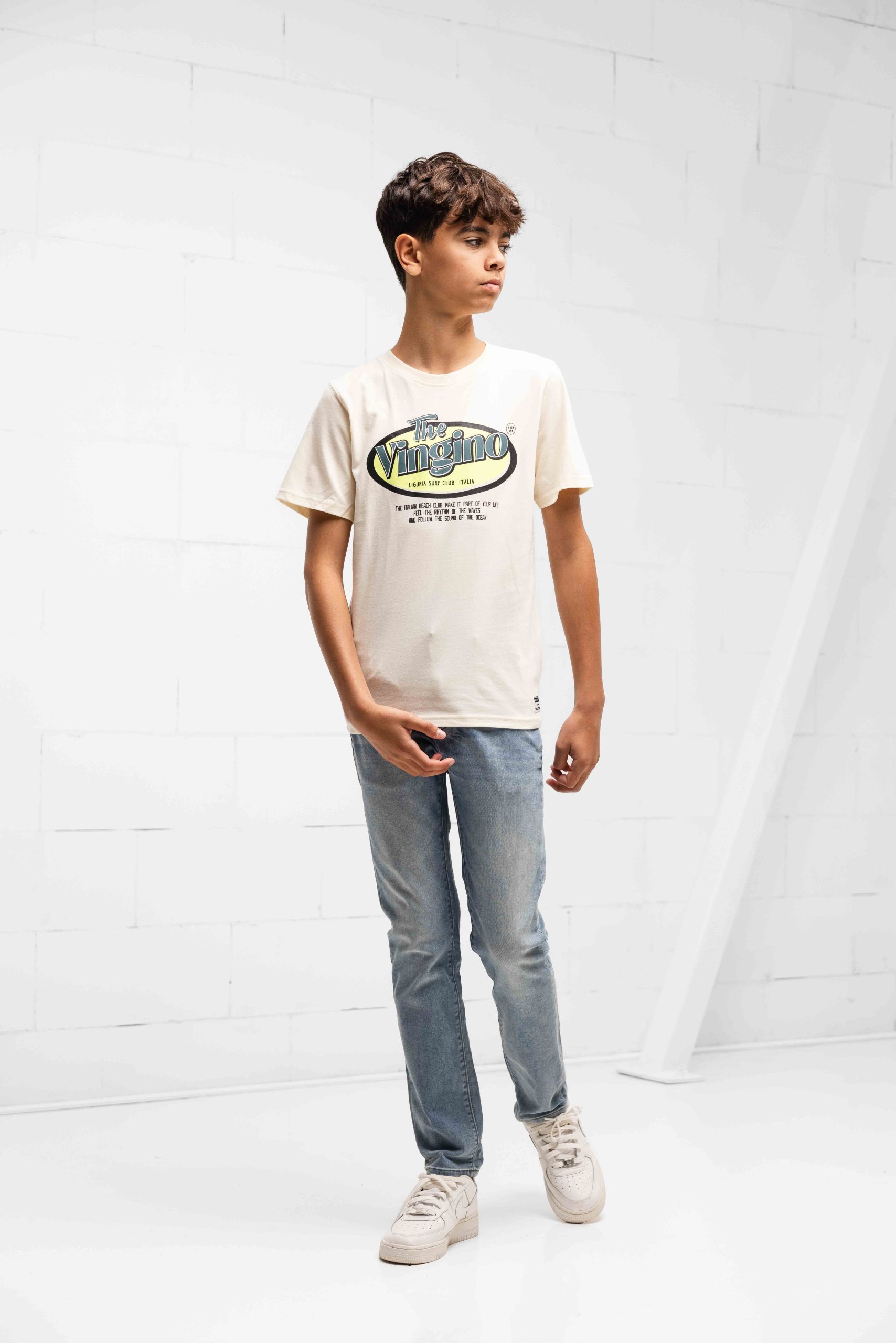 Vingino Hebor T-Shirt Kids Gebroken Wit