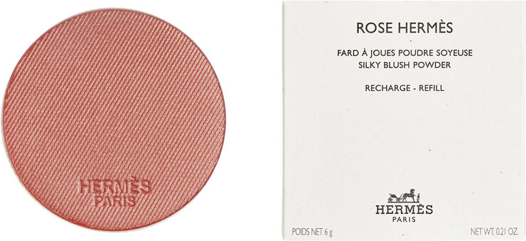 HERMÈS Rose Hermès, silky blush powder refill, Rose Cuivré