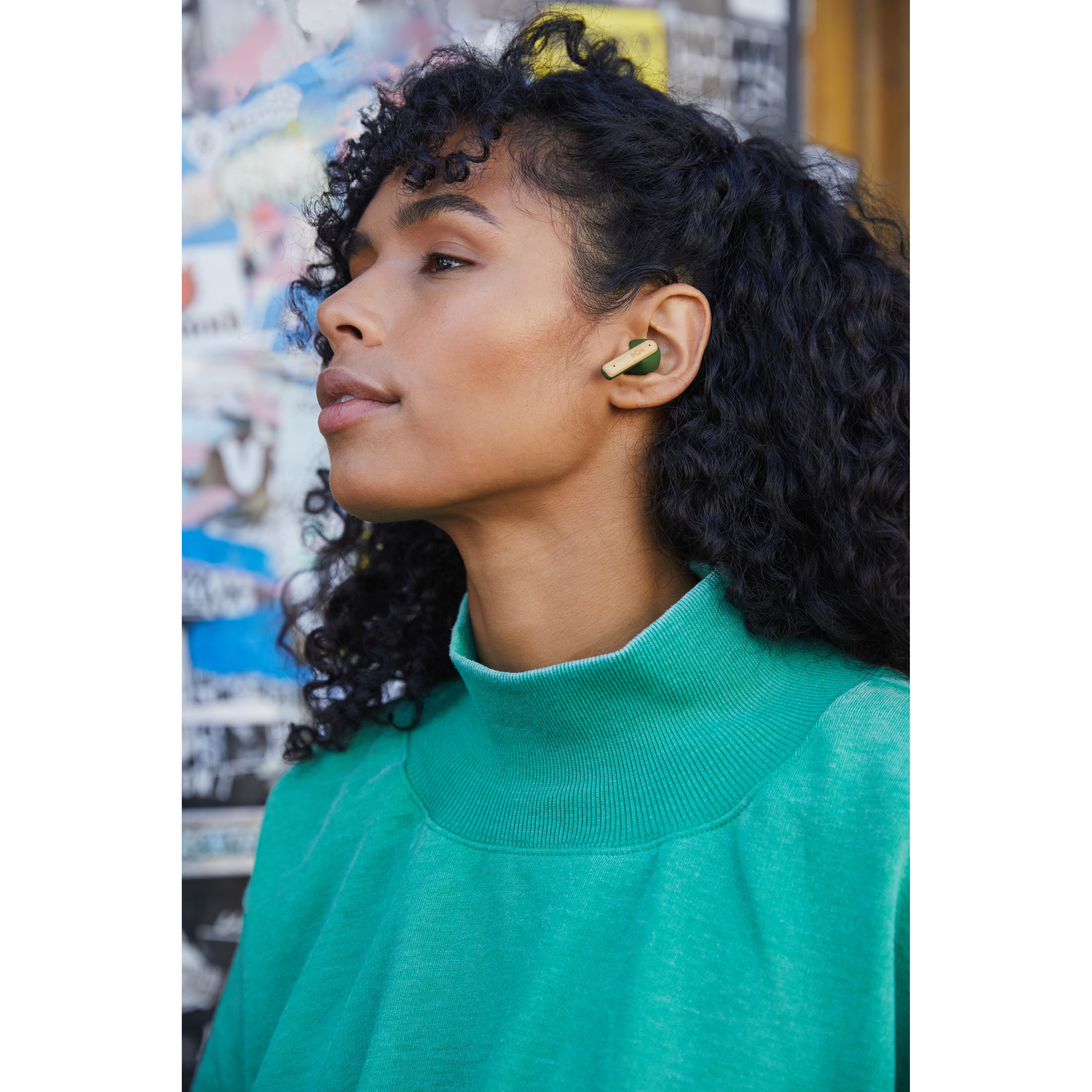 House of Marley Little Bird TWS Green draadloze oordopjes