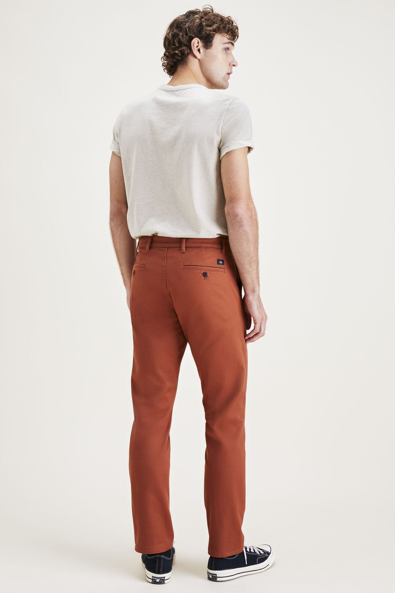 Calças Skinny Fit Original - Naranja