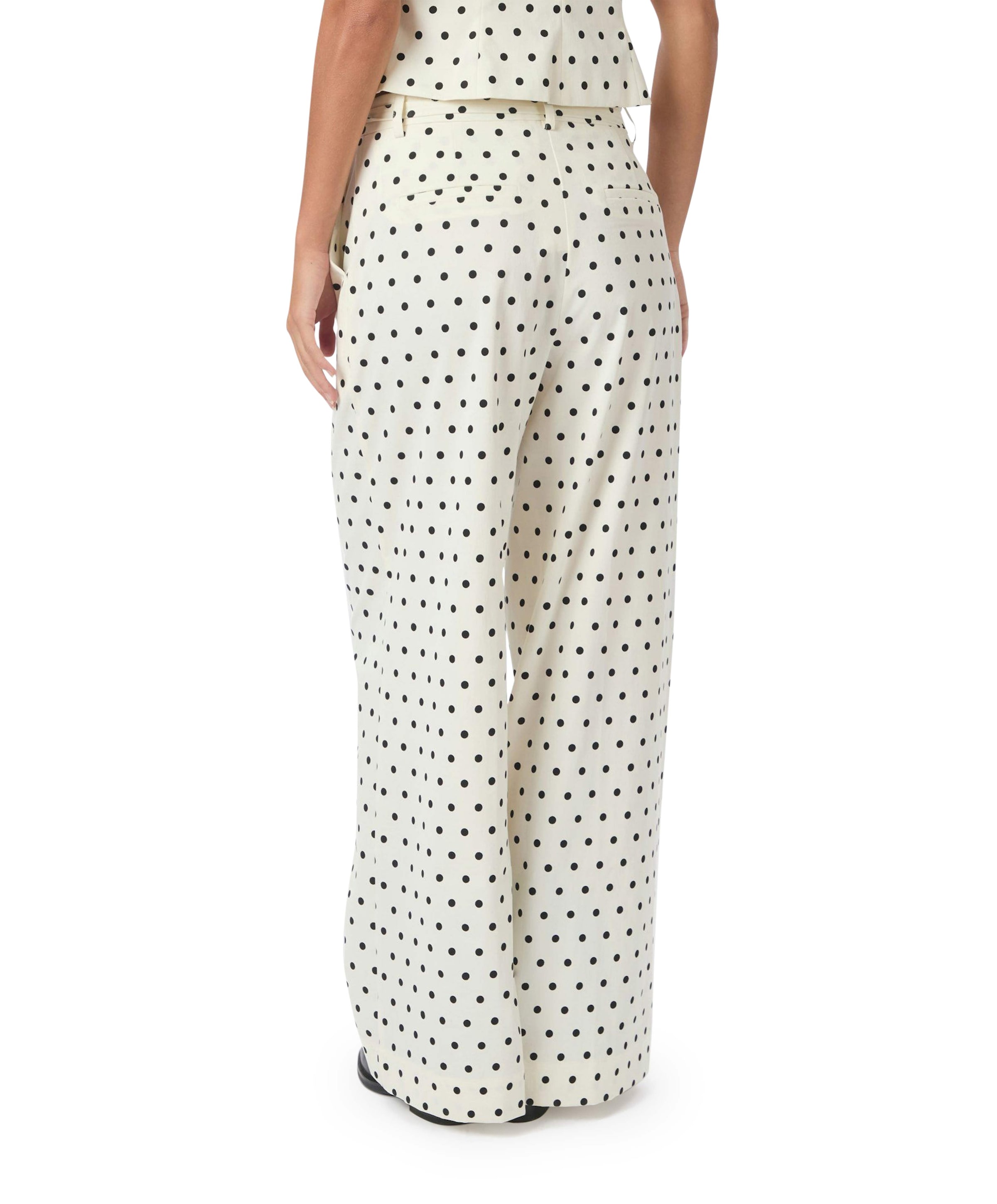 Neo Noir Malba Dot dames broek wit