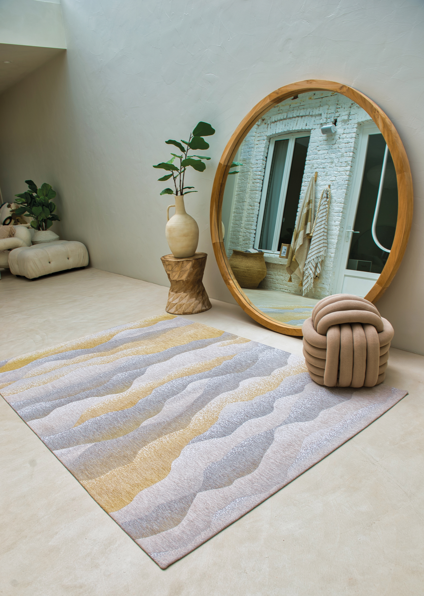 Ecorugs vloerkleed Himalaya beige 100x140 cm