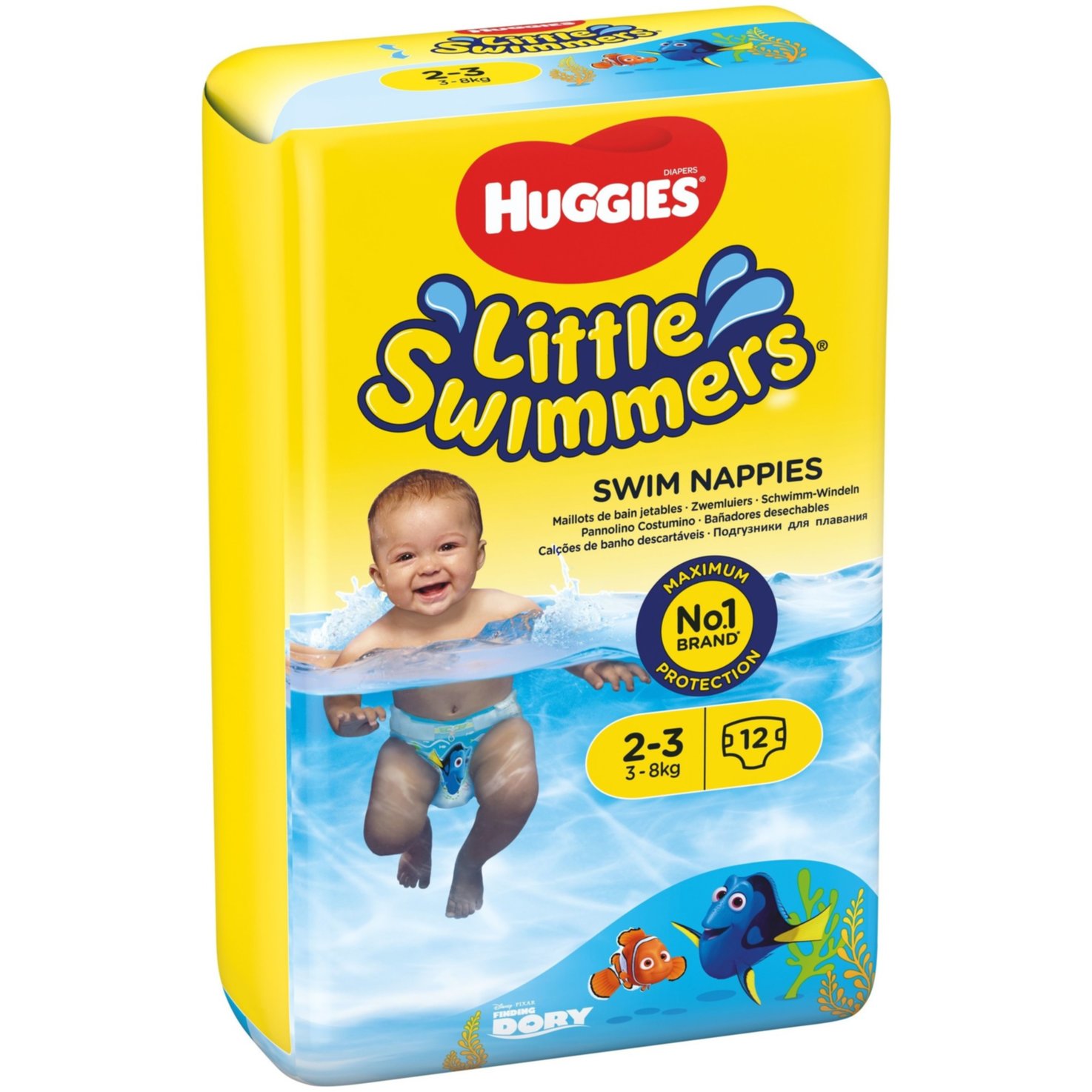 Huggies Little Swimmers Schwimmwindeln S2-3, 3-8kg, 12 Stück