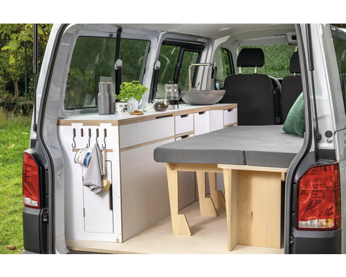 Buildify Campingbox Marco bedsysteem, lengtesymmetrisch, voor Ducato/Crafter/Sprinter, 1900x950x465 mm (LxBxH) (zonder montage- en bevestigingsmateriaal)