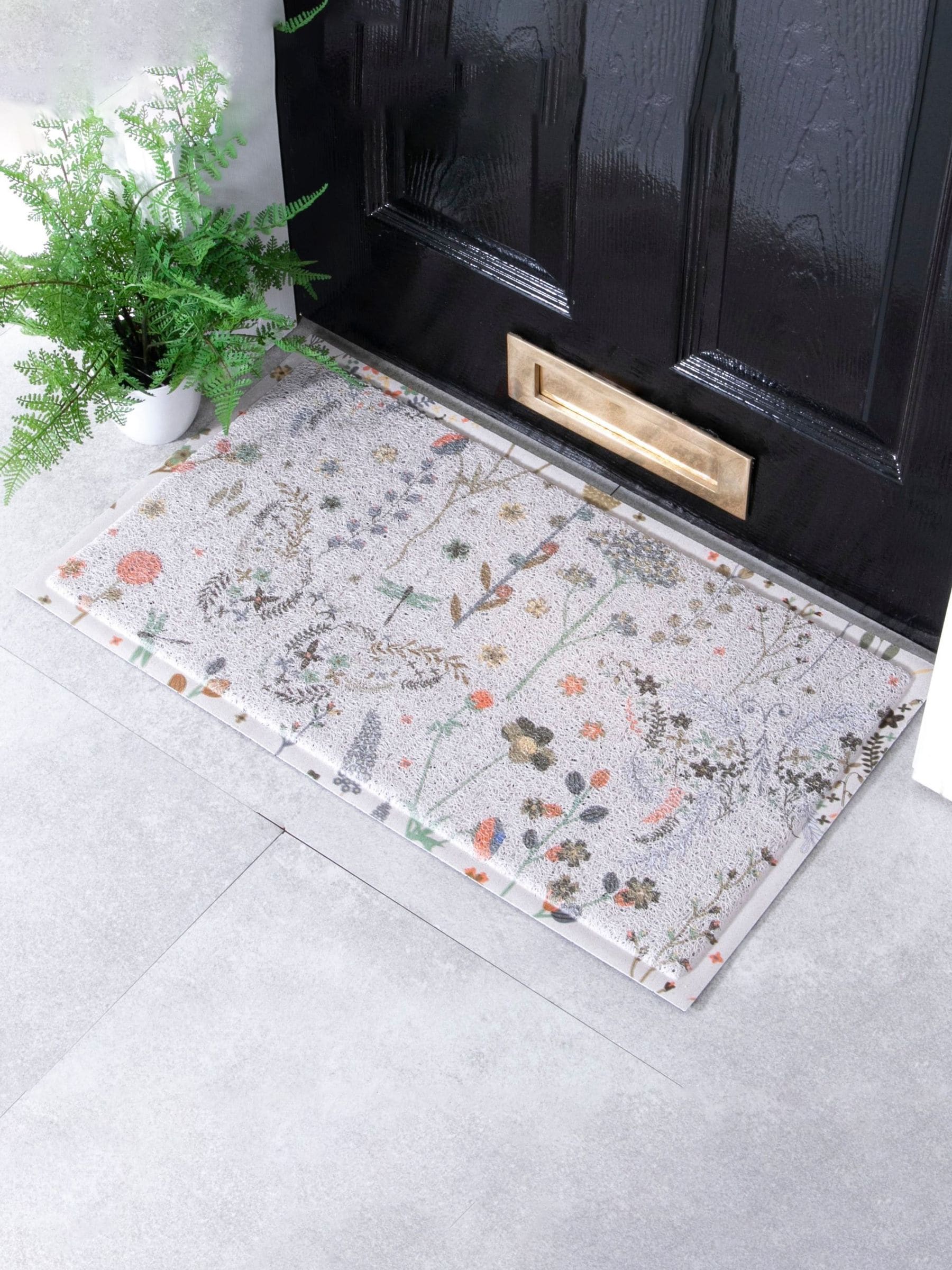 Artsy Mats Vlinder Bloemenprint Deurmat