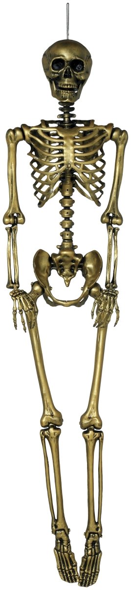 Halloween Goud Skelet 1,6m
