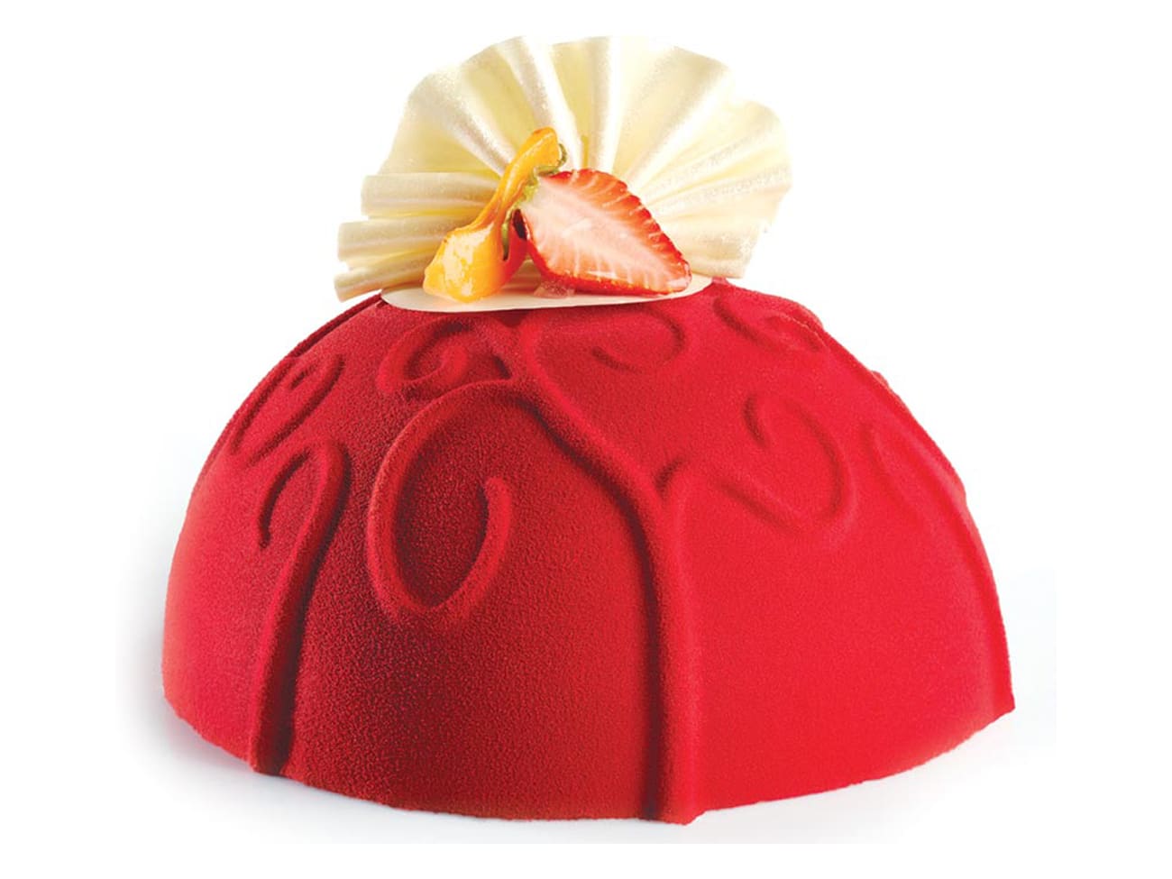 Moule dôme baroque - Pavocake - Ø 18 x ht 9 cm - Pavoni