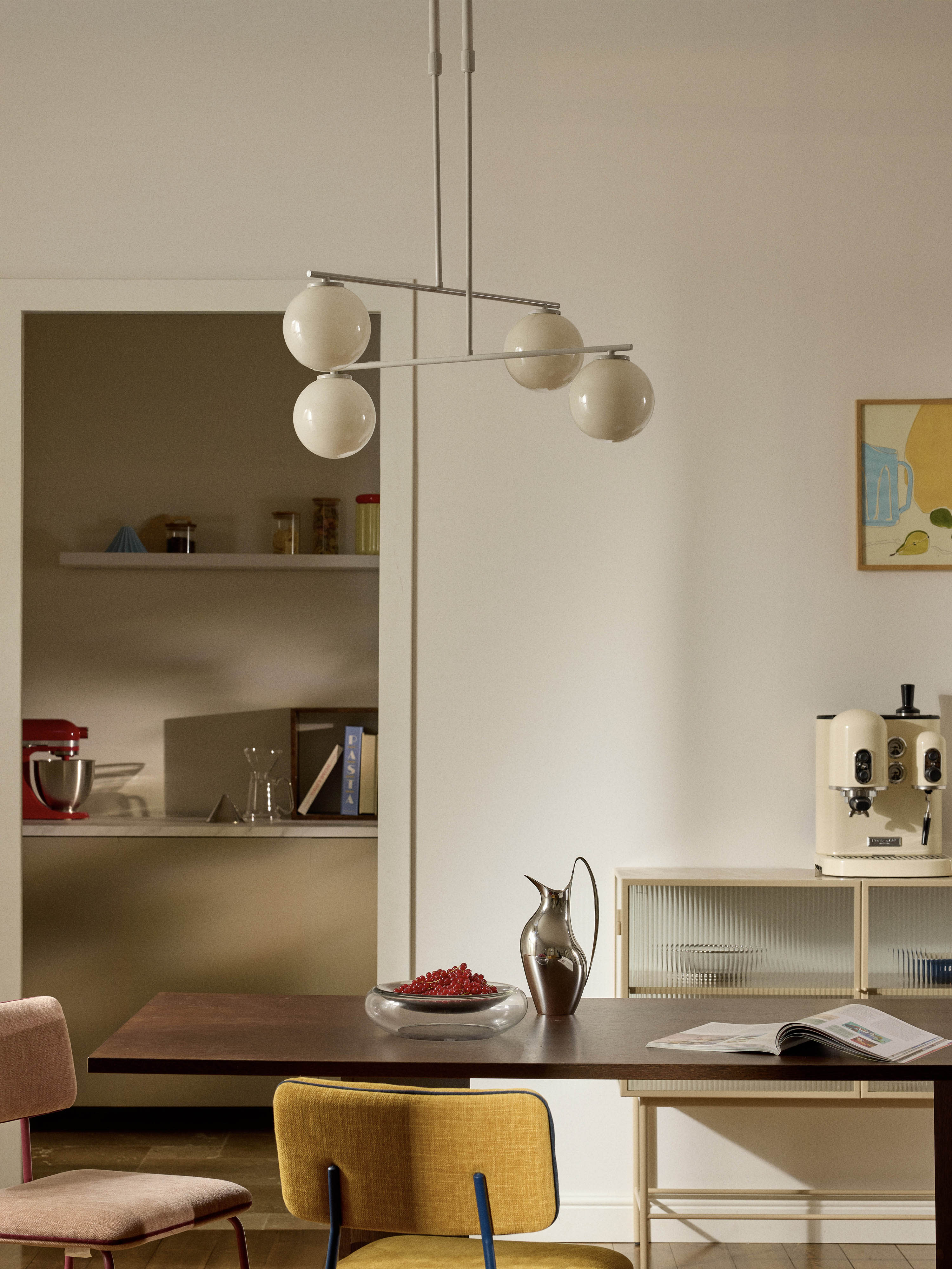 Hanglamp Atlanta van opaalglas
