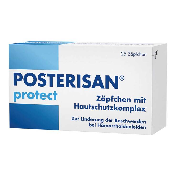 Posterisan protect Suppositorien, 25 St