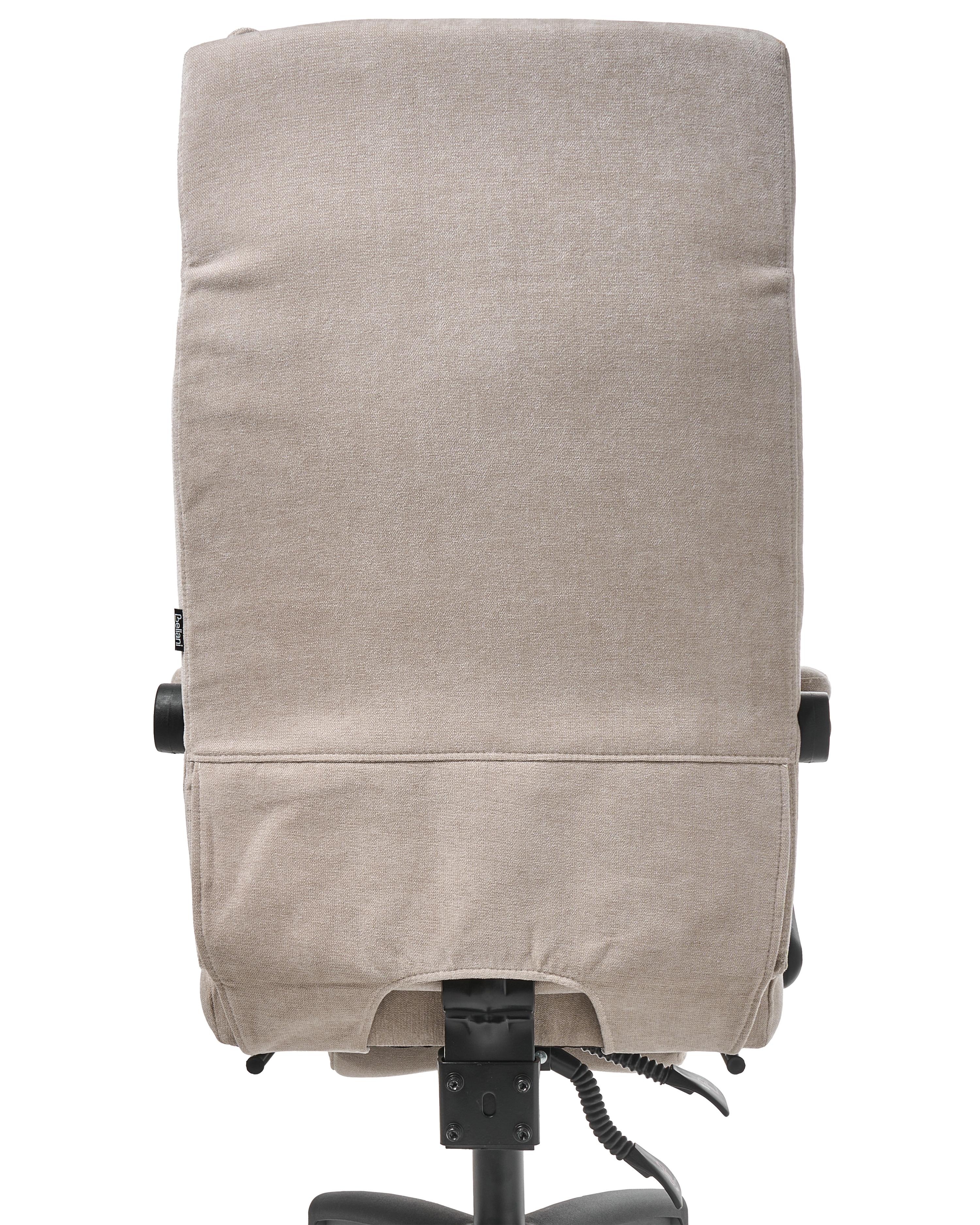 Directeursstoel inclusief voetensteun EATON Chenille Beige