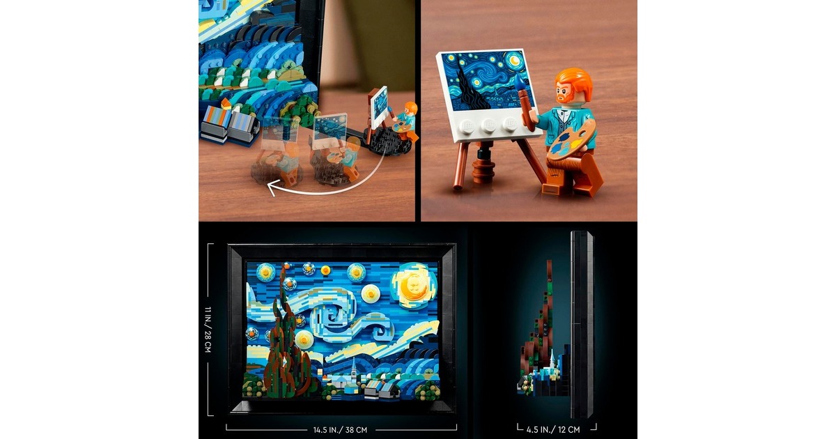 LEGOIdeas - Vincent van Gogh - De sterrennacht Constructiespeelgoed  (21333)