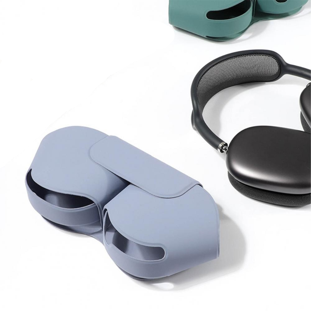 AirPods Max (2024) / AirPods Max Magnetische Silikon Schutztasche Aufbewahrungs Case - Grau (Lavendel)