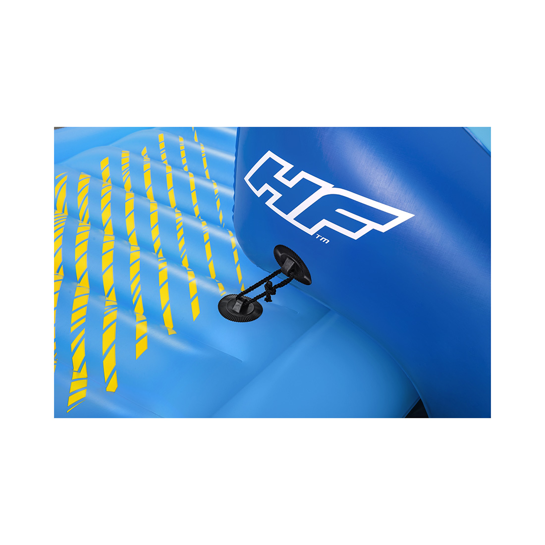 Hydro-Force Badeinsel Summer Slide mit Wasserrrutsche 376 cm x 311 cm