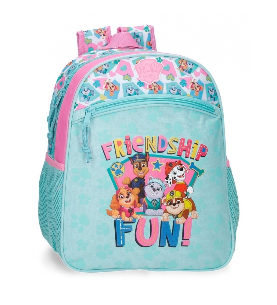 Mochila Joumma Bags Paw Patrol Friendship Fun 33cm Turquesa