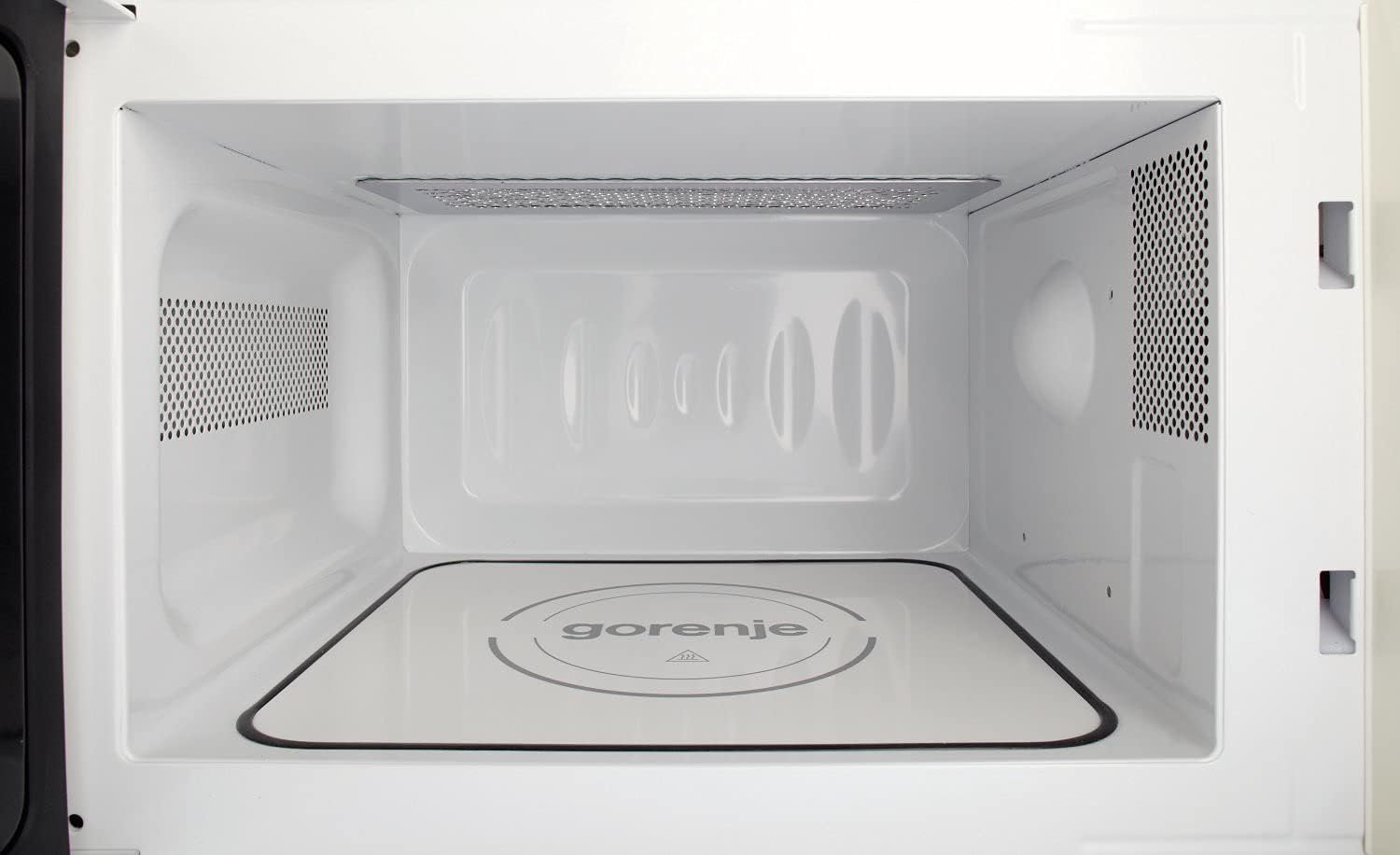 Gorenje MO 4250 CLI Stand-Mikrowelle mit Grillfunktion / 700 W / Garraum 20 L / elfenbein / Classico Collection, Beige