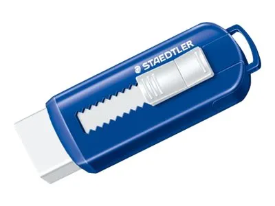 STAEDTLER - Udvisker - hvid - blåt etui