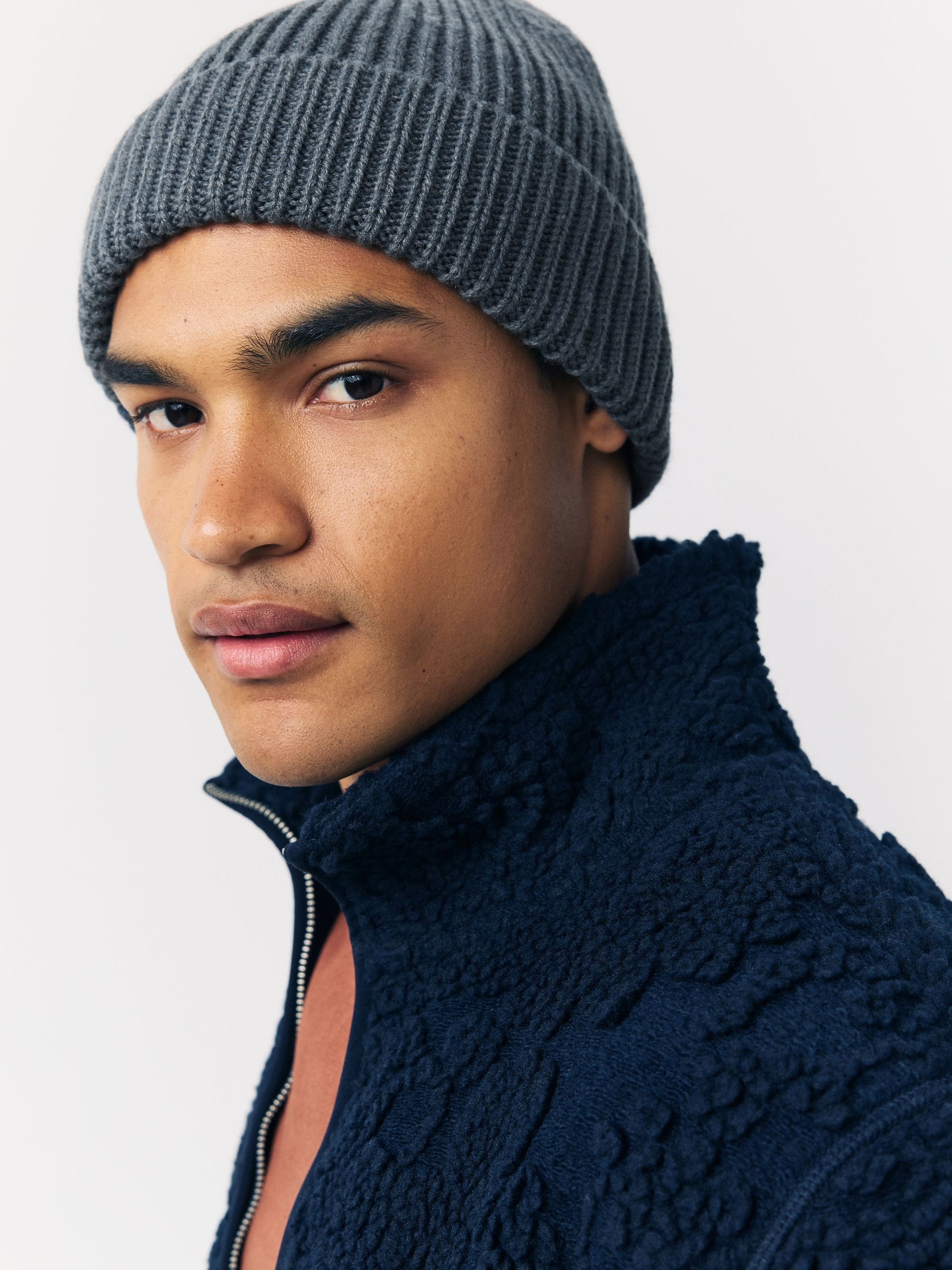 Airforce blauw - Beanie-muts