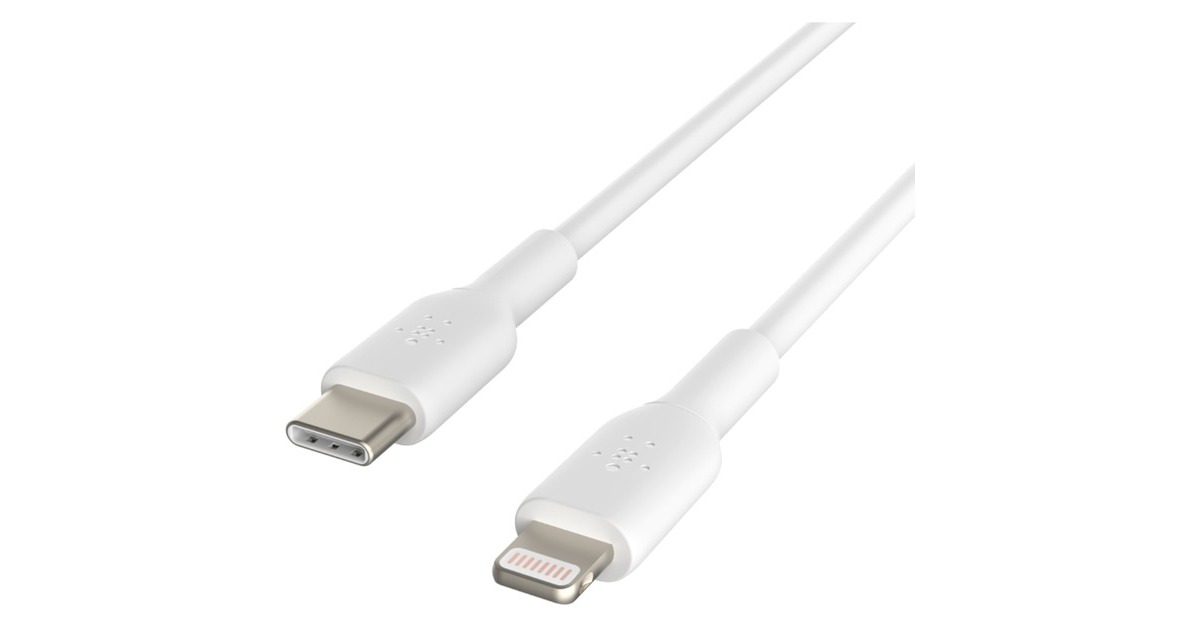 BelkinBoost Charge USB-C naar Lightning 1 meter kabel  (Wit, CAA003bt1MWH)