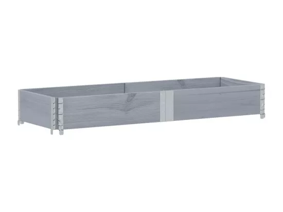 Jardinière bac lit surélevé bois marron 150 x 50 x 45433 cm 02_0037433