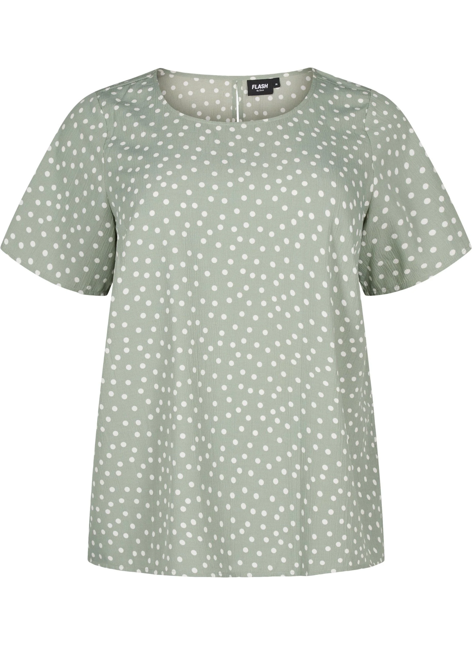 FLASH - Kortærmet bluse med print