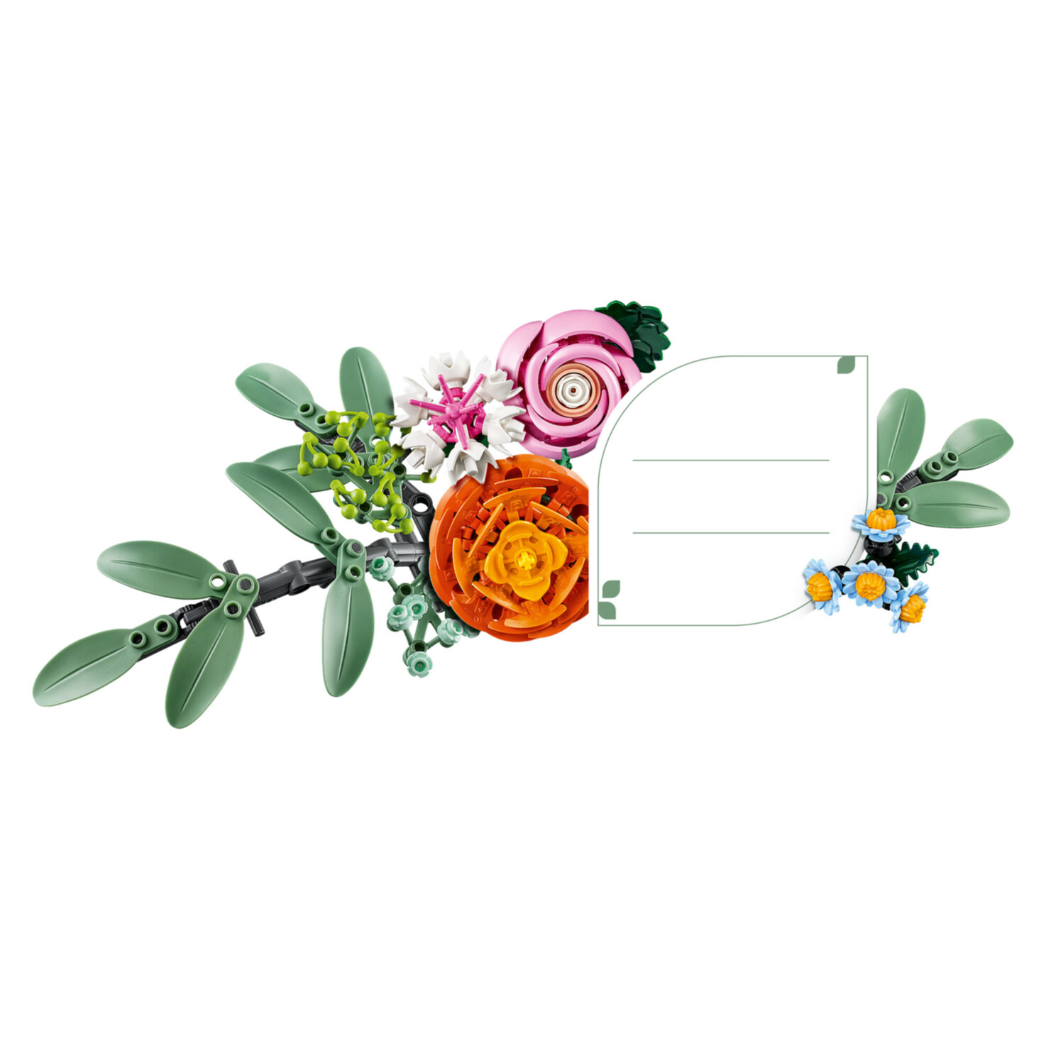 LEGO® Botanicals 10342 Rosafarbener Blumenstrauss 18+ Jahren