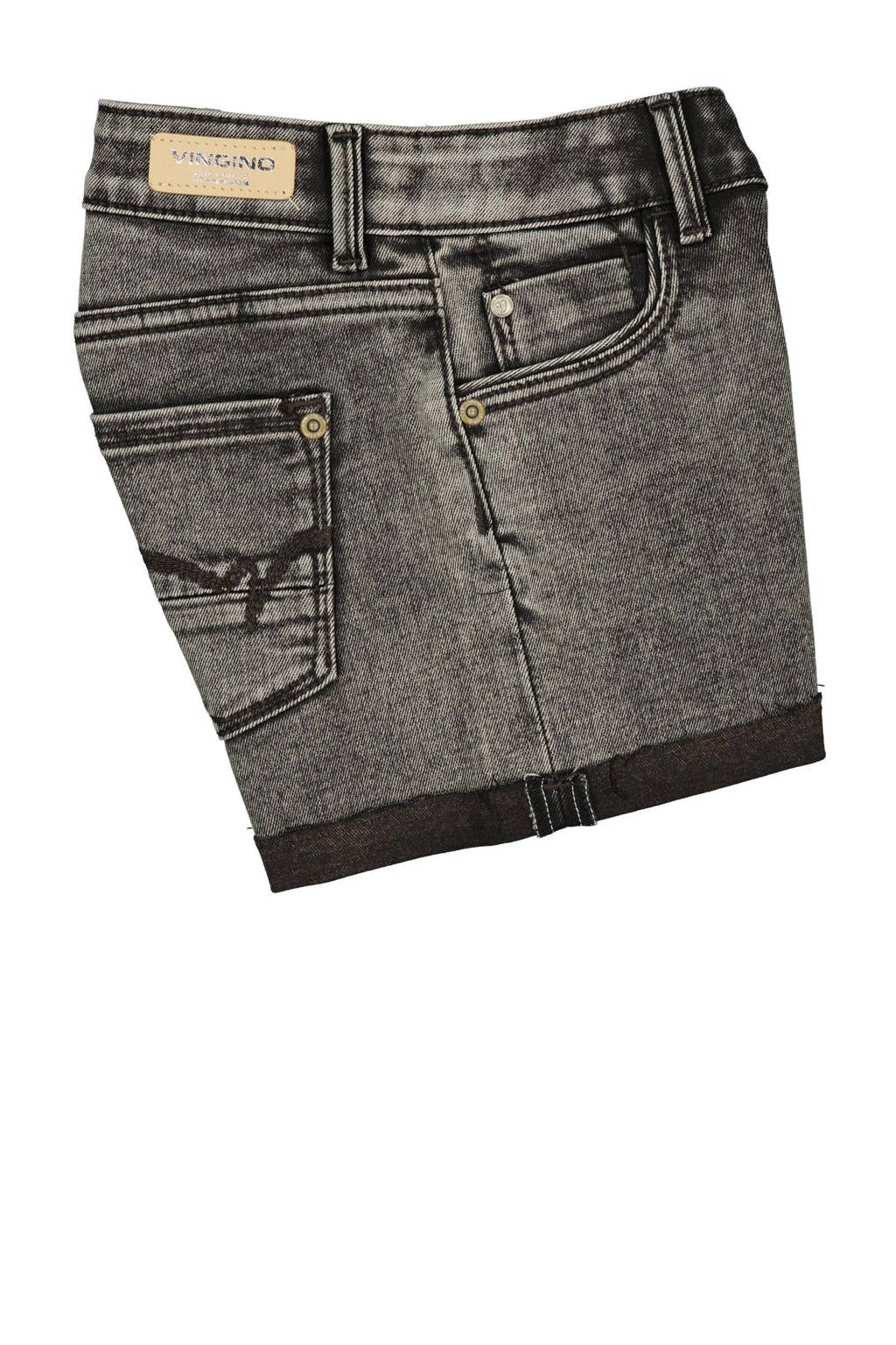 Vingino high waist regular fit short DIONA dark grey vintage