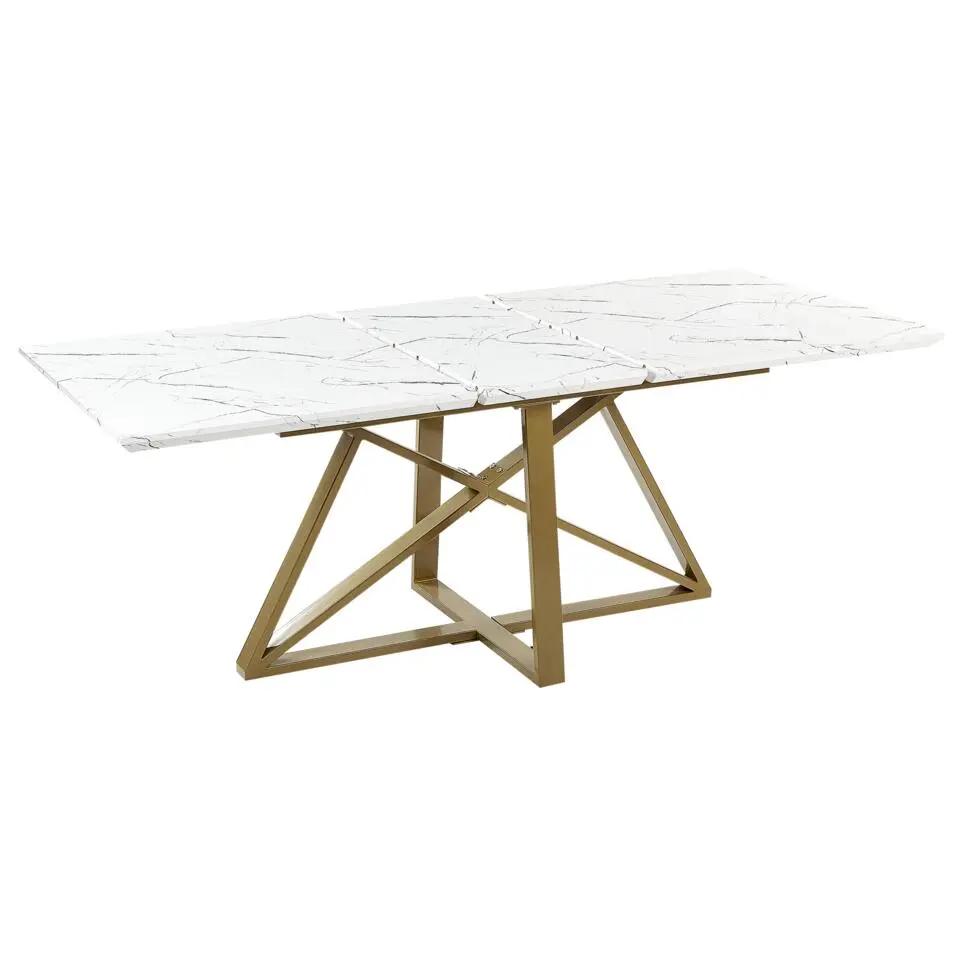 MAXIMUS - Eettafel - Wit - MDF