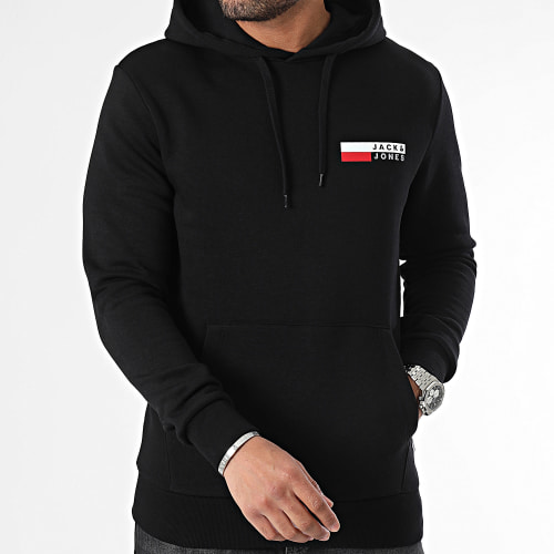 Sweat Capuche Corp Logo Noir