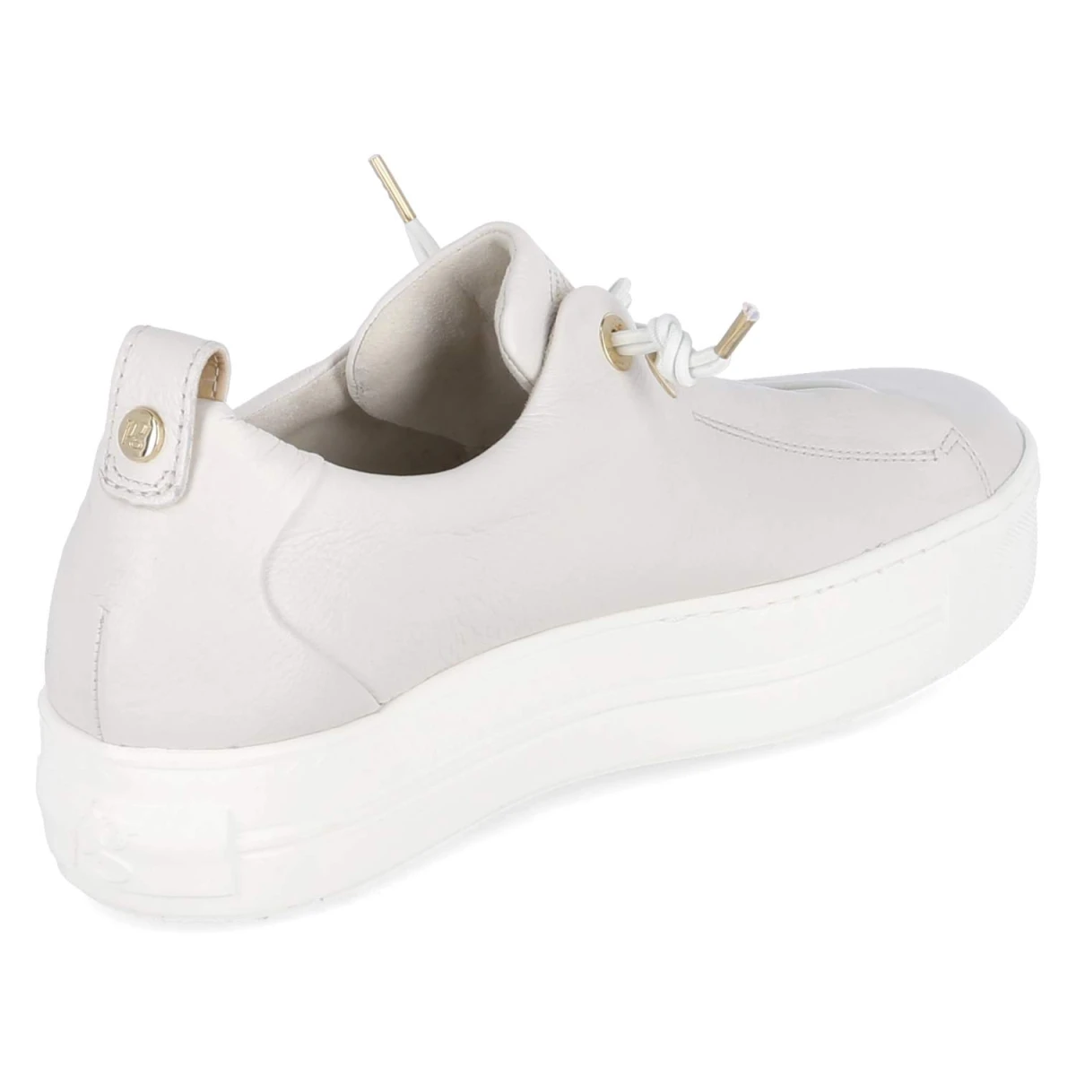 Paul GreenLow Sneaker - ivory / gold