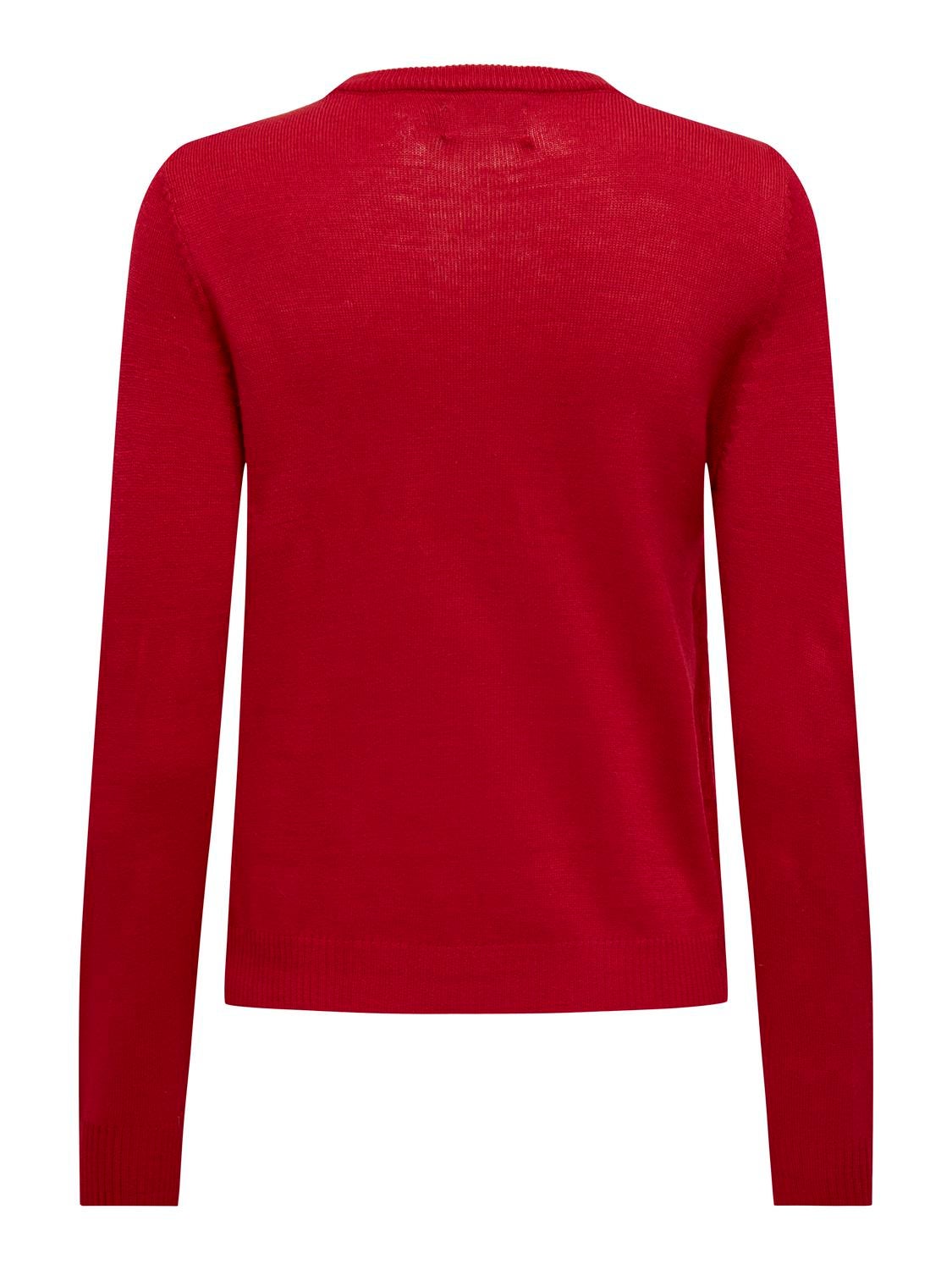 ONLXMAS Strickpullover Chili Pepper