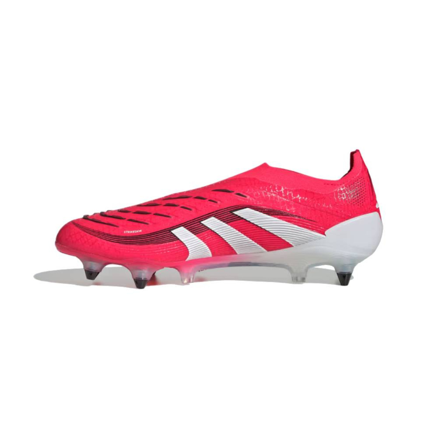 Adidas Predator Elite Veterloze IJzeren-Nop Voetbalschoenen (SG) Rood Wit Zwart