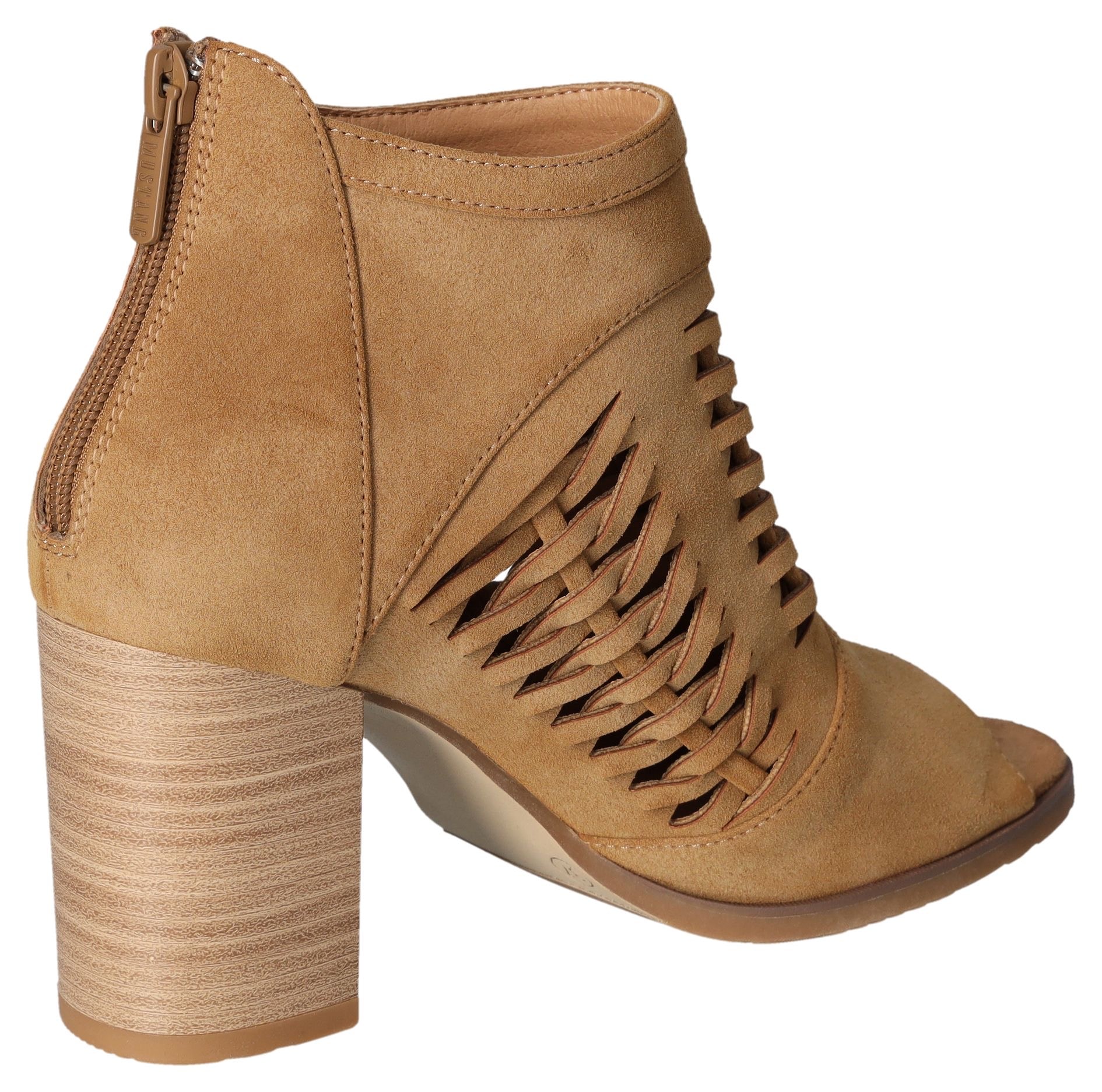 Mustang Shoes Sandalette  , Sommerschuh, Sandale, mit praktischem Fersenreissverschluss
