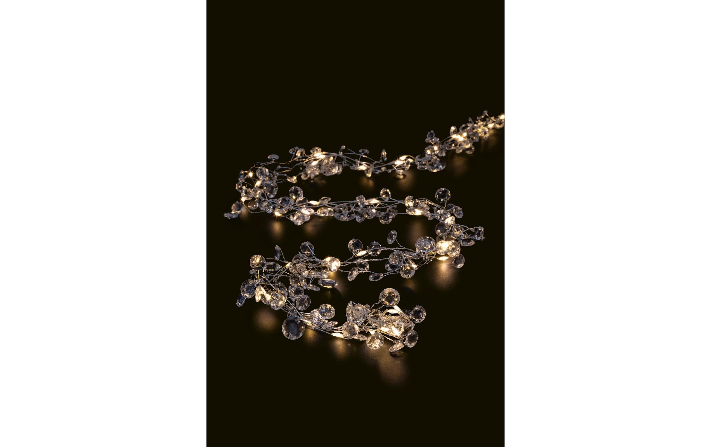 STT LED-Lichterkette »Lichterkette Silver Jewels« 80 Stk.-flammig
