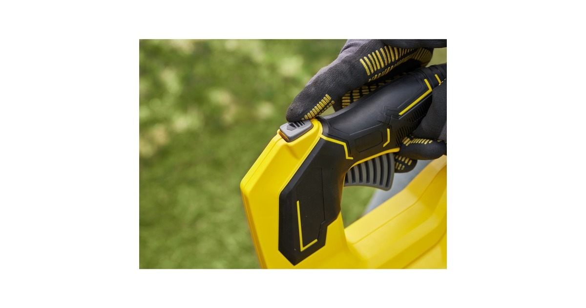 Stanley18V STANLEY® FATMAX® V20 borstelloze blazer bladblazer  (Geel/zwart, 4.0Ah, accu en oplader inbegrepen)