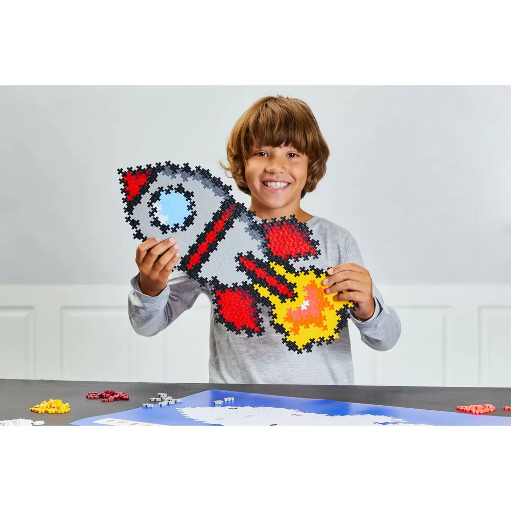 Plus-Plus Puzzle By Number Rocket - 500 stk.