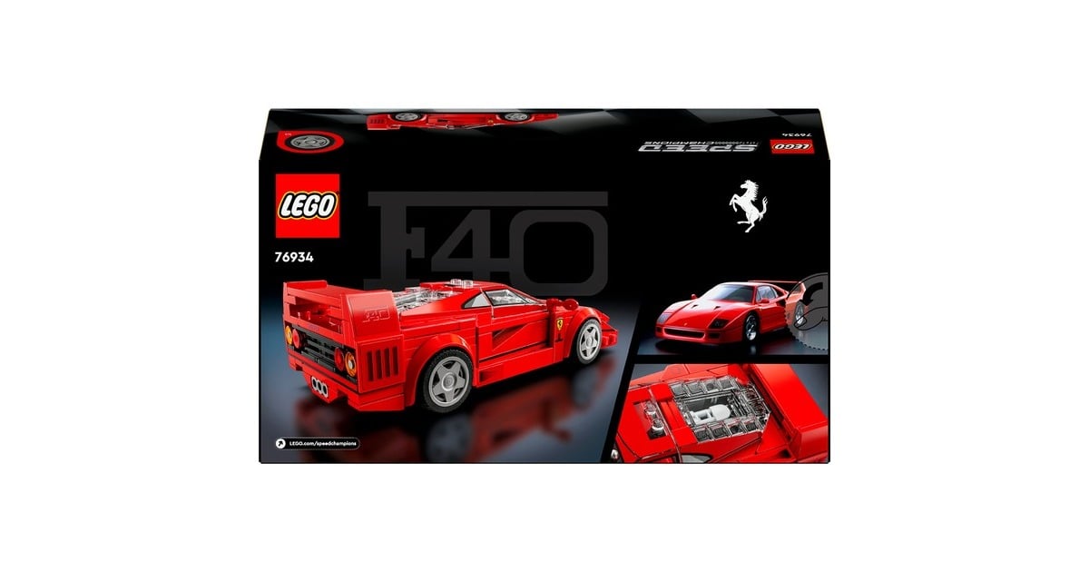 LEGOSpeed Champions - Ferrari F40 supercar Constructiespeelgoed  (76934)