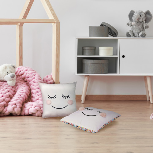 The home deco factory - KIDOU - Blanc-Gris-Rose