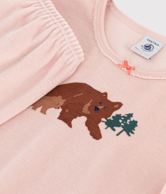 Pyjama petite fille en velours